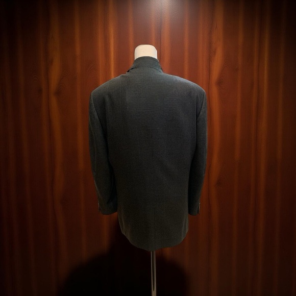 Oscar De La Renta Blazer Men 42R Brown Wool Tweed Two Button Sportcoat  VTG - Picture 2 of 8